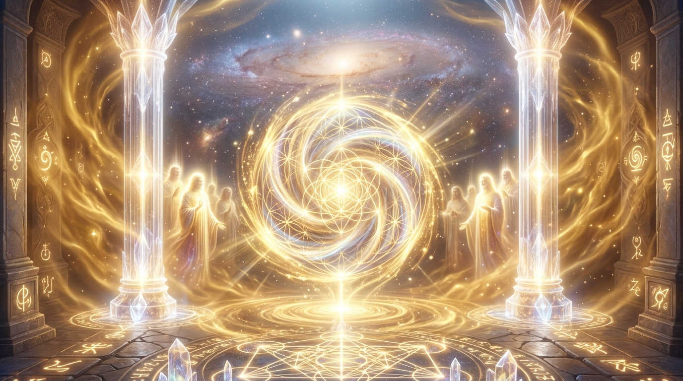 Engelszahl 1331 strahlendes goldenes Licht Palindrom Spiegelzahl Meisterlehrer