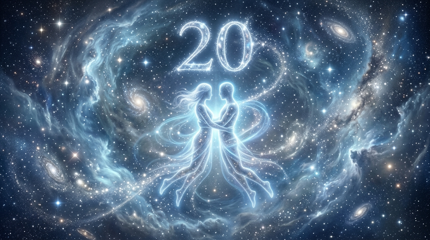 Engelszahl 20 Bedeutung als Zeichen göttlicher Führung und Vertrauen in höhere Kräfte